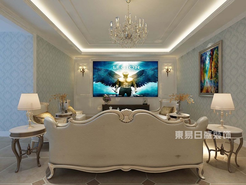 北京院子 簡歐 影音室裝飾