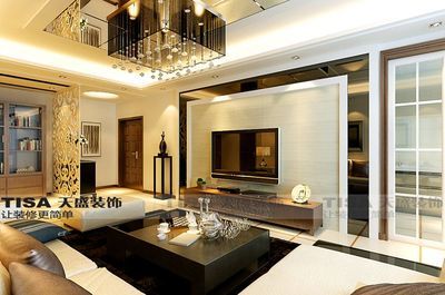 陽光邑上三居室裝修效果圖 簡歐風演繹歐式文化-家居快訊-北京搜房裝修家居網