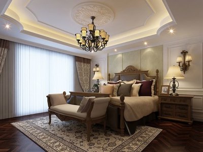 北京路勁上海院子現代三居室裝修效果圖_191平米72萬裝修設計案例