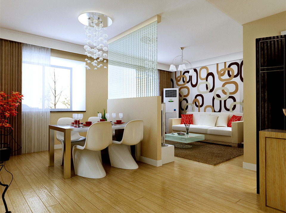 北京菜圳香閣里現代簡約二居室裝修效果圖_75平米5.8萬裝修設計案例-