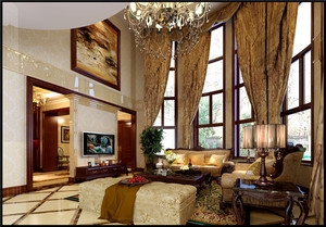 550平米別墅古典風格家裝裝修圖片設計-北京齊裝網(wǎng)裝修效果圖