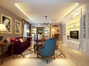 102平米普通戶型混搭風(fēng)格家裝裝修圖片設(shè)計-北京齊裝網(wǎng)裝修效果圖