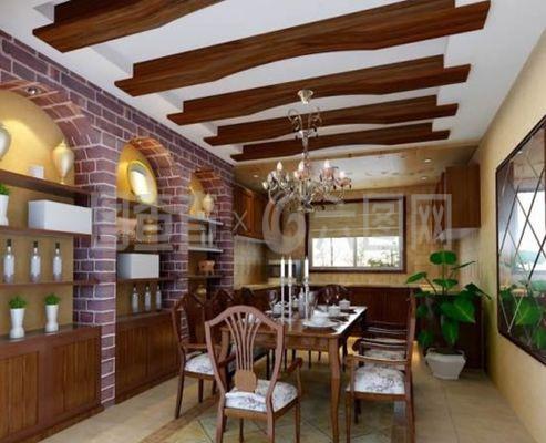 北京美式鄉(xiāng)村雙層別墅室內(nèi)裝修圖