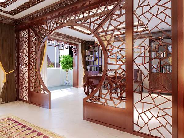 【供應中式裝飾裝修木質材料---月亮門,隔斷】北京供應中式裝飾裝修木