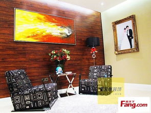 現代簡約二居室88.4平米10萬 首城國際中心裝修案例 北京房天下家居裝修網